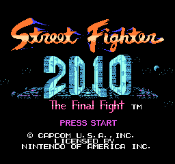 Street Fighter 2010 the Final Fight screenshot 3 for NES